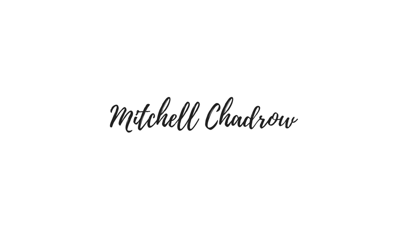 Mitchell Chadrow handwriting name